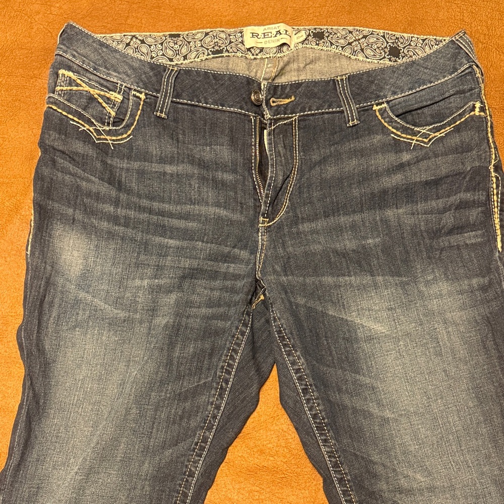 Ariat Women's Dark Blue Boot Cut Jeans